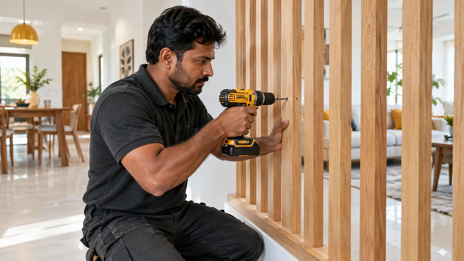 Wooden partitions service