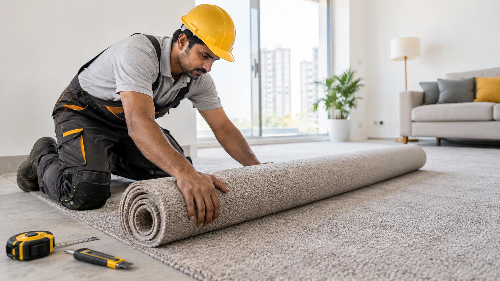Carpet installation service