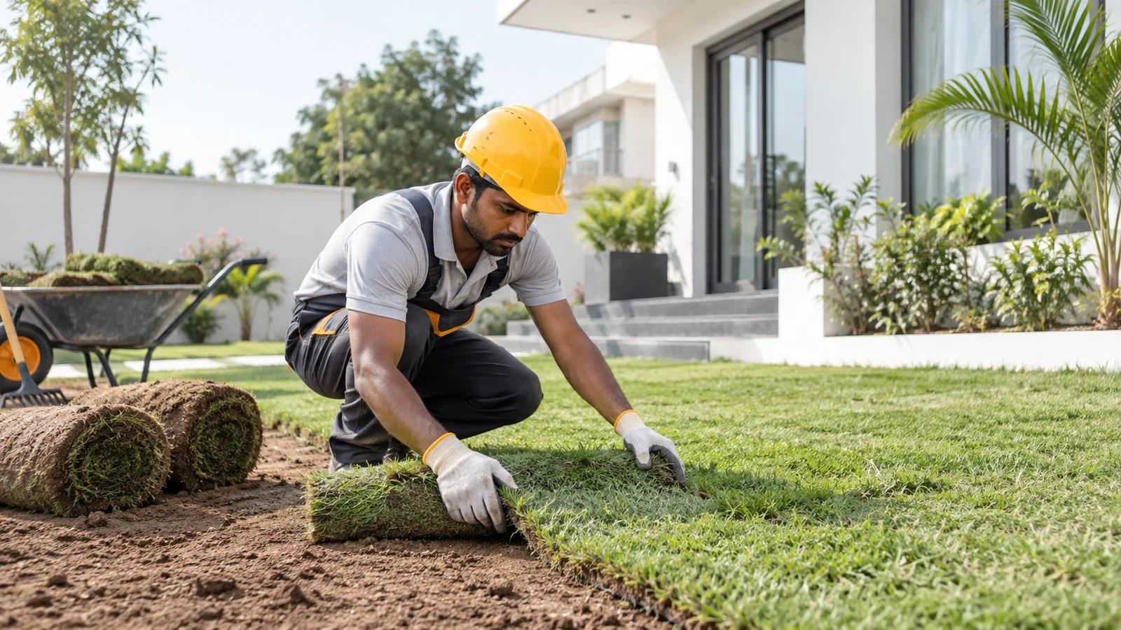 Lawn installation service