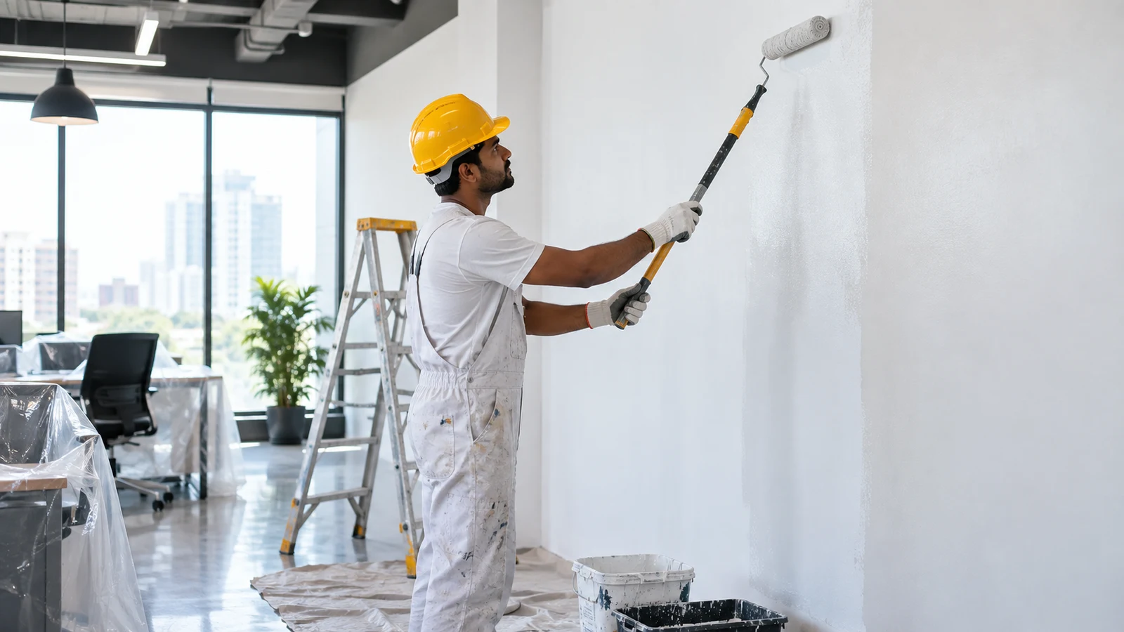 Commercial painting service