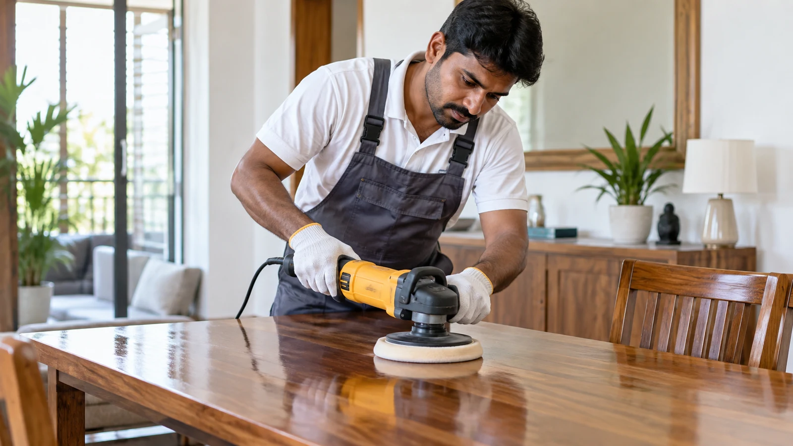 Wood polishing service