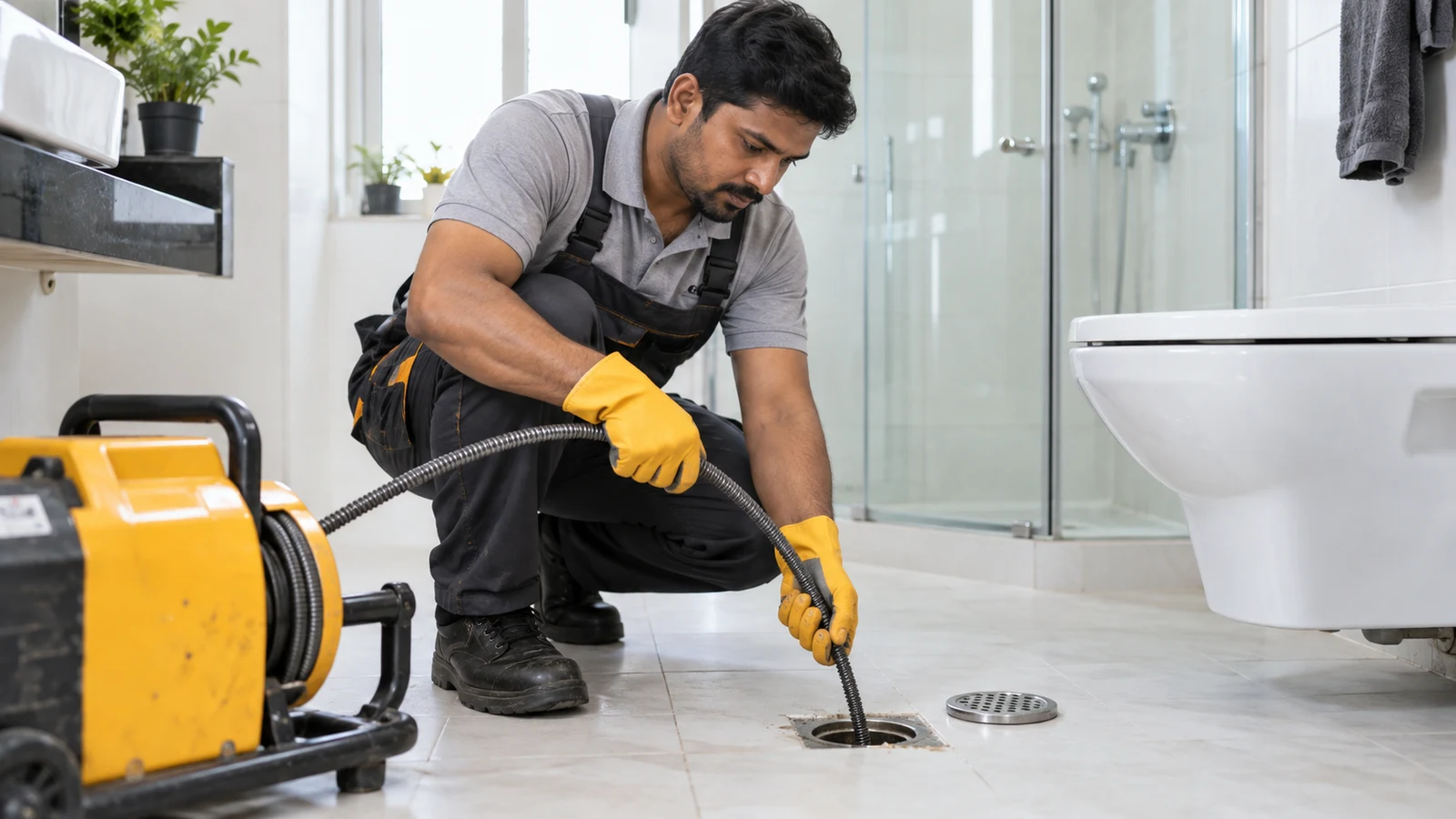 Drain cleaning service