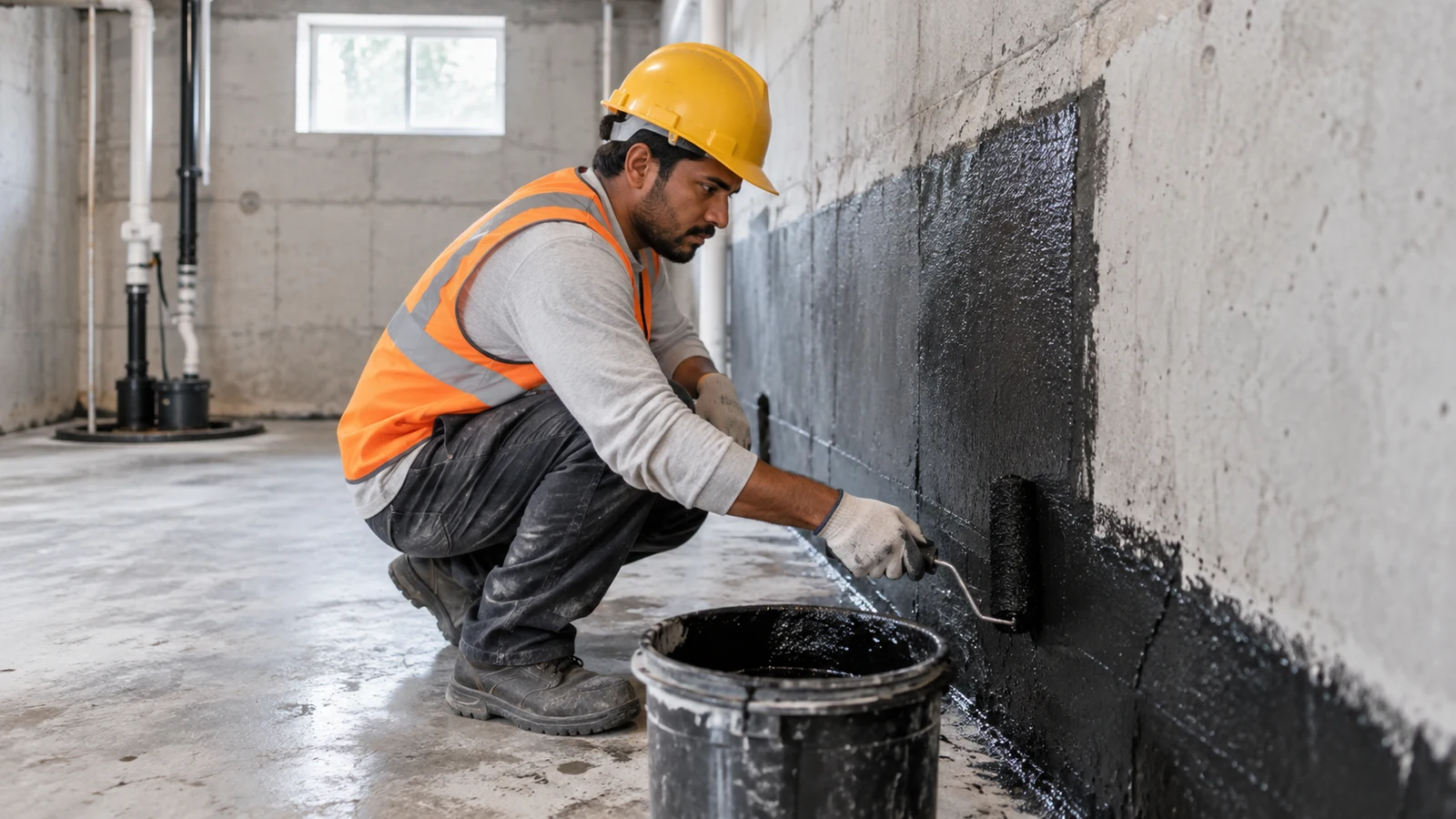 Basement waterproofing service